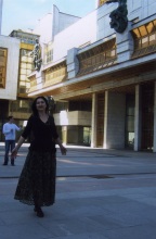 Марлена Мош после выступления в Академии наук